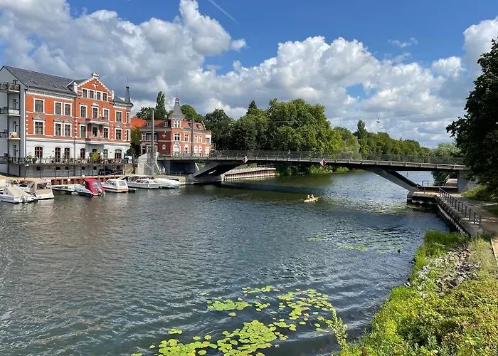 Daire Wohnen In Loriots Wasserstadt Mit Kamin Und Magentatv *